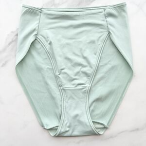 NWOT SOMA VANISHING TUMMY HIGH-LEG BRIEF PANTY IN ANTIQUE GREEN SIZE XS
